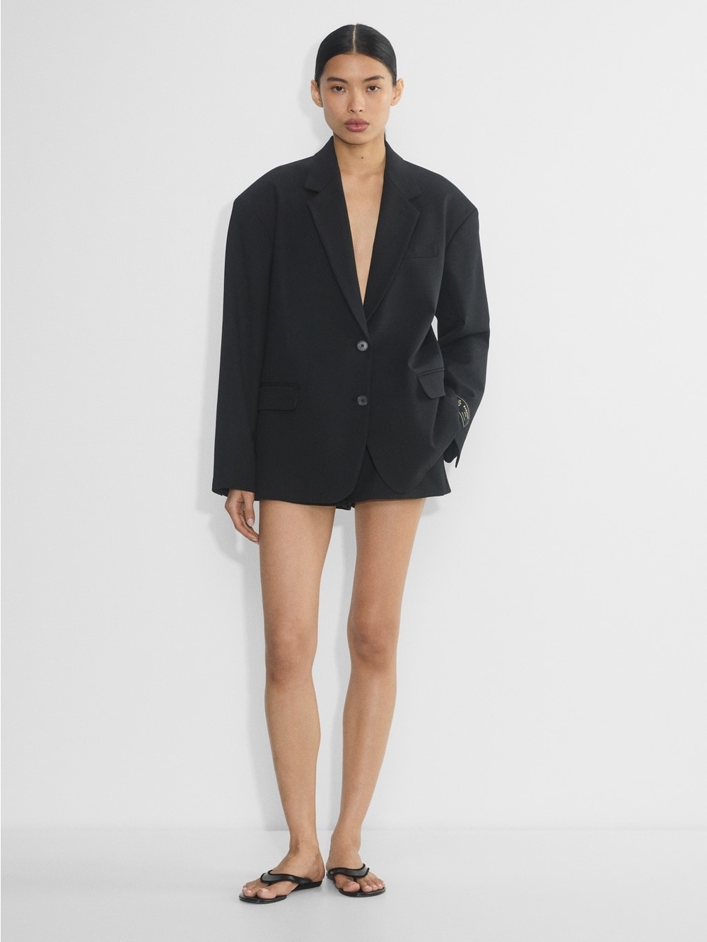 Babaton Black Oversized Blazer Jacket